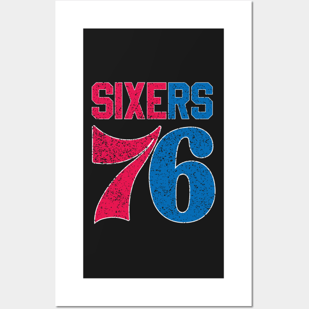 Sixers city Wall Art by teesvira